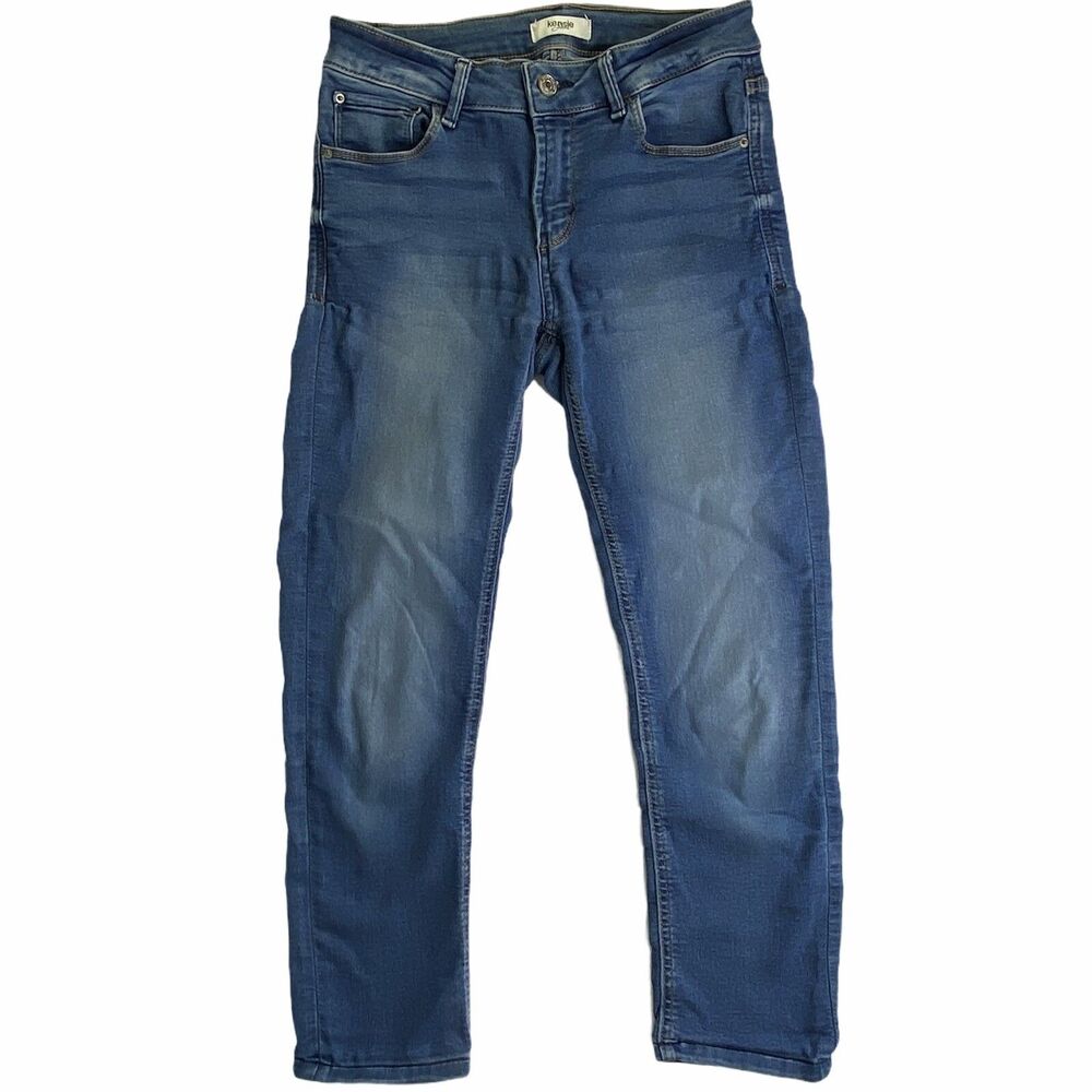 Kensie Cropped Capri‎ Jeans Womens 2/26 Medium Wash Stretch Mid Rise
